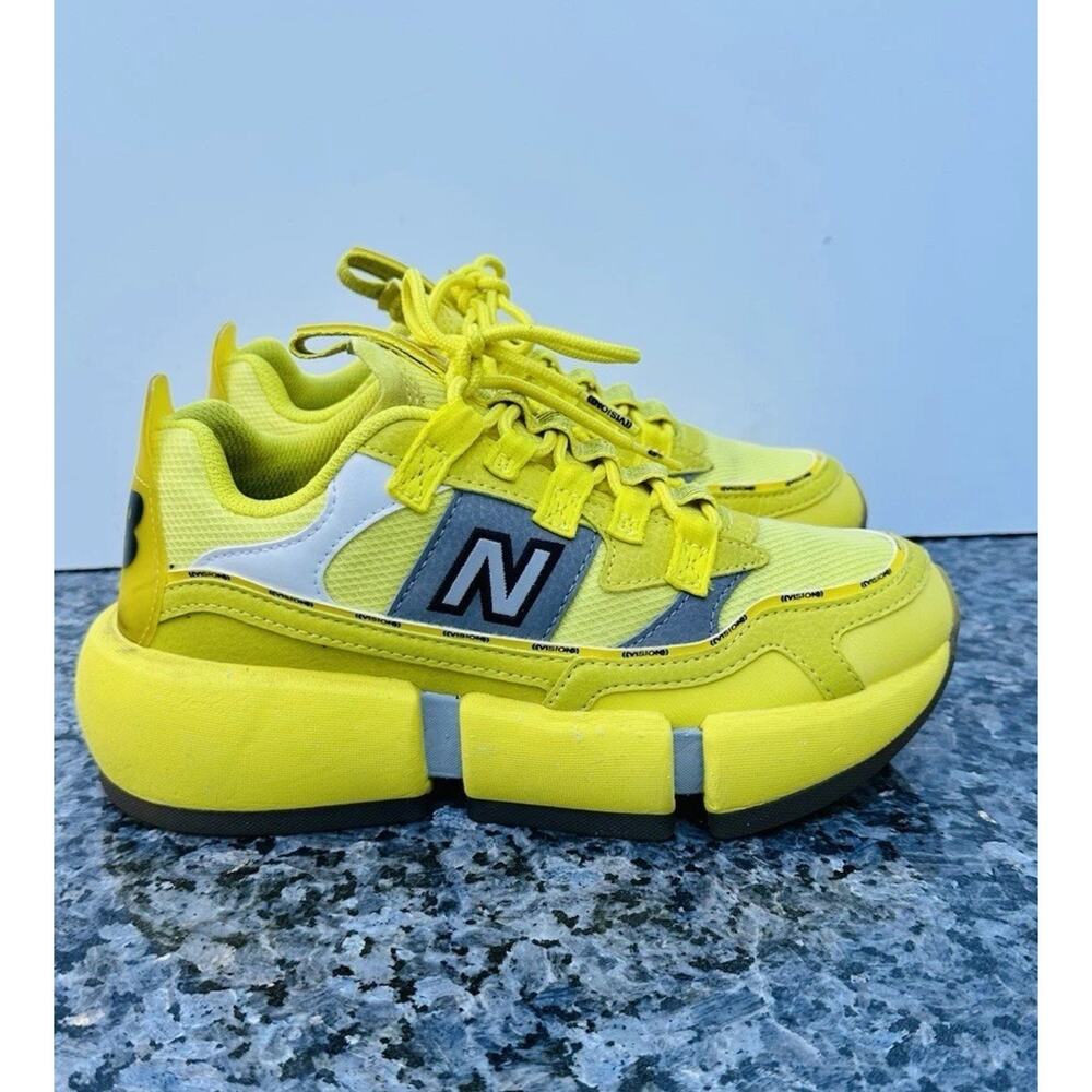 Jaden Smith x New Balance Vision Racer Sunflower Yellow Men's 5.5 Mesh Sneakers